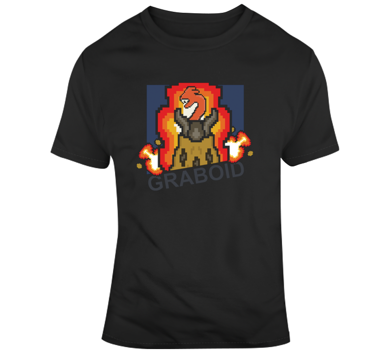 Graboid Tremors Movie Video Game Parody Fan T Shirt Graboid Tremors Movie Video Game Parody Fan T Shirt