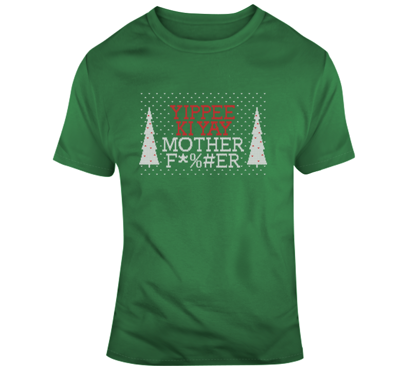 Die Hard Parody Christmas Sweater Style Funny Movie Parody T Shirt Die Hard Parody Christmas Sweater Style Funny Movie Parody T Shirt