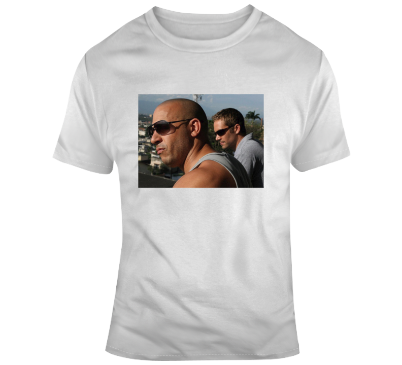 Fast Furious Vin Diesel Paul Walker Bros Speed Cars Fan T Shirt Fast Furious Vin Diesel Paul Walker Bros Speed Cars Fan T Shirt