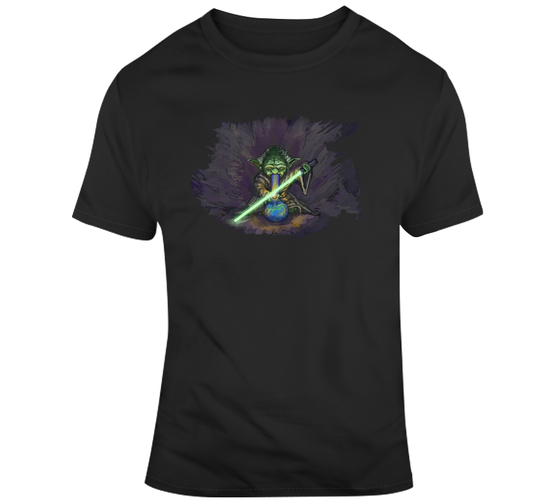 Yoda Stoned Bong Cannabis Weed Funny Star Wars Fan T Shirt Yoda Stoned Bong Cannabis Weed Funny Star Wars Fan T Shirt