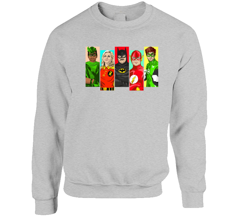 Parks And Recreation Funny Parody Superhero Fan Crewneck Sweater T Shirt Parks And Recreation Funny Parody Superhero Fan Crewneck Sweater T Shirt
