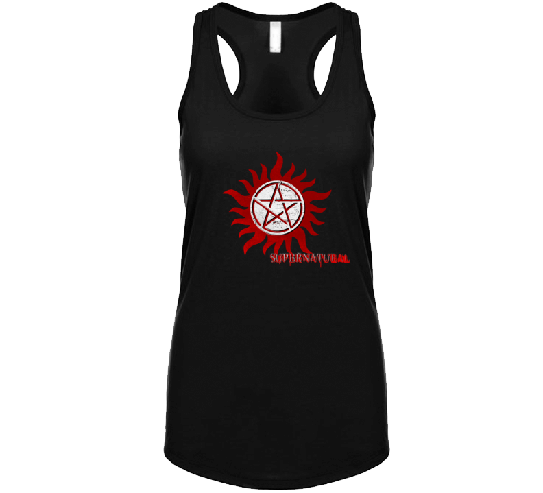 Supernatural Demon Tv Fan Horror Lady Tank Top Supernatural Demon Tv Fan Horror Lady Tank Top