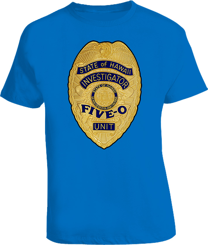 Hawaii Five O badge T Shirt Hawaii Five O badge T Shirt