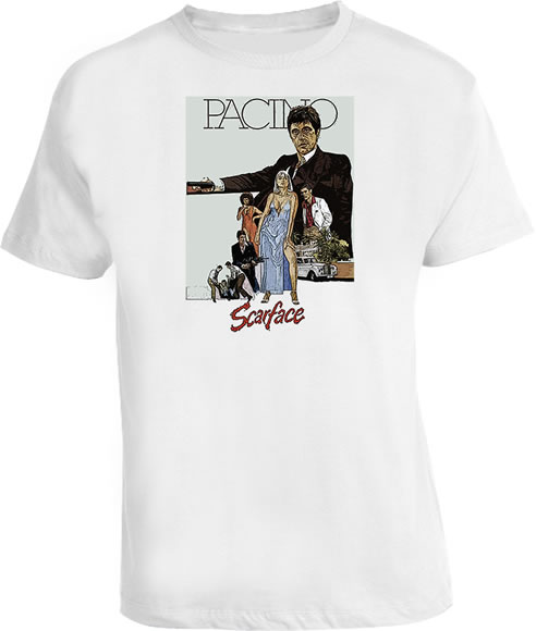 Scarface Pacino gangster movie t shirt Scarface Pacino gangster movie t shirt