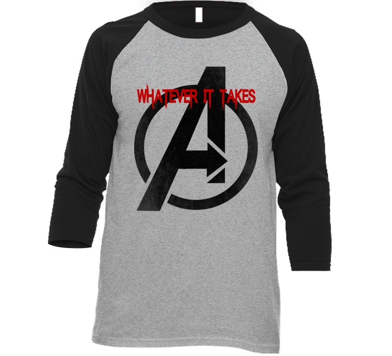 Avengers Endgame Whatever It Takes Raglan Baseball T Shirt Avengers Endgame Whatever It Takes Raglan Baseball T Shirt
