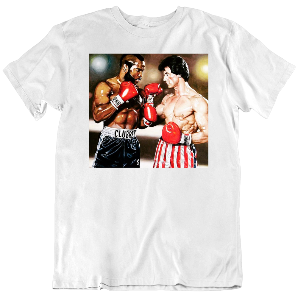 Rocky 3 Mr T Stallone Boxing Movie T Shirt Rocky 3 Mr T Stallone Boxing Movie T Shirt