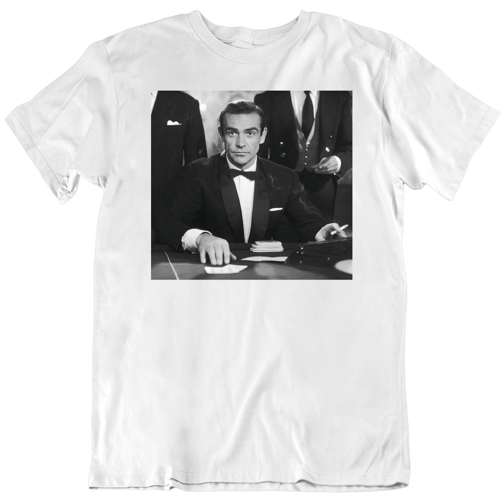 James Bond Sean Connery Icon Movie Fan T Shirt James Bond Sean Connery Icon Movie Fan T Shirt