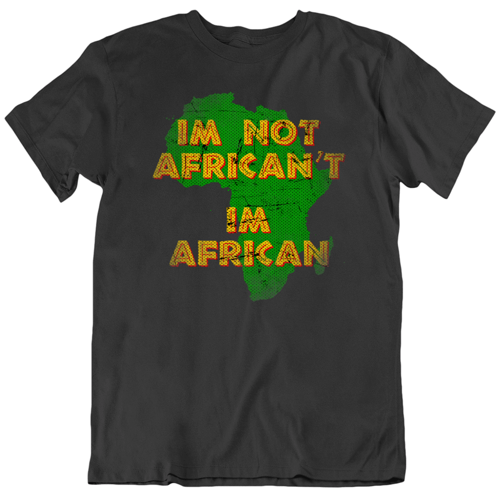 I'm African Proud Black Hip Hop T Shirt I'm African Proud Black Hip Hop T Shirt