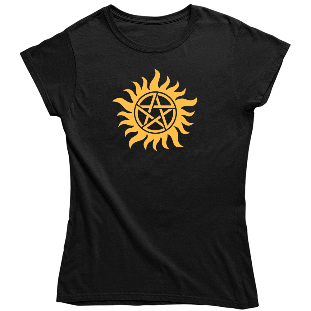 Supernatural Anti Possession Symbol Ladies T Shirt Supernatural Anti Possession Symbol Ladies T Shirt
