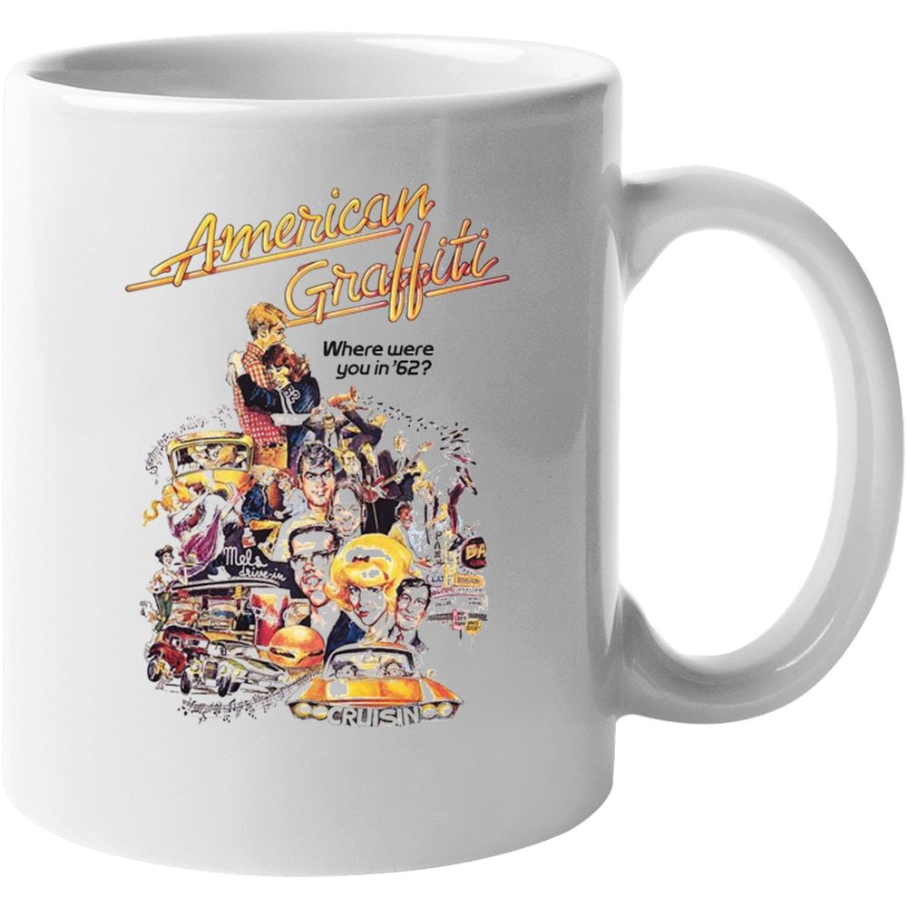 American Graffiti Retro Movie Mug American Graffiti Retro Movie Mug