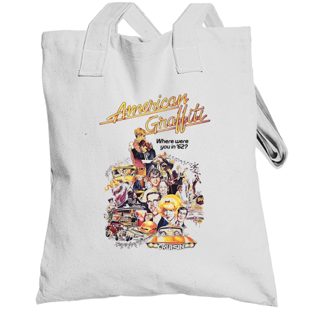 American Graffiti Retro Movie Totebag American Graffiti Retro Movie Totebag