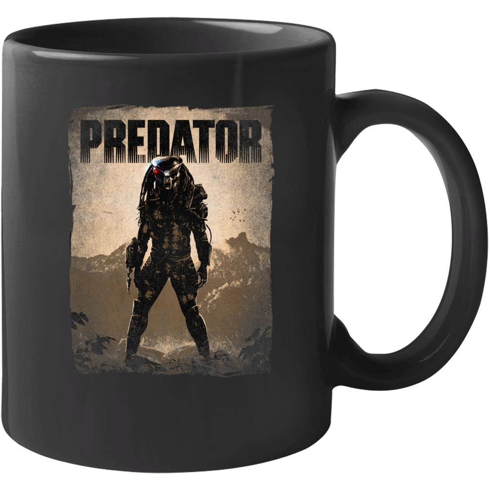 Predator Alien Movie Icon Villain 80s Fan Mug Predator Alien Movie Icon Villain 80s Fan Mug