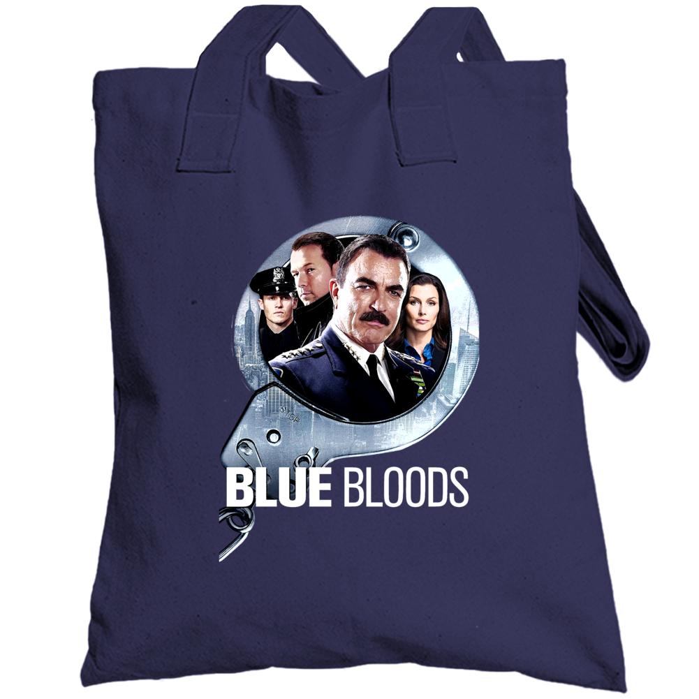 Blue Bloods Tom Selleck Donnie Walberg Cop Tv Fan Totebag Blue Bloods Tom Selleck Donnie Walberg Cop Tv Fan Totebag