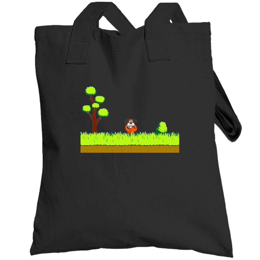 Duck Hunt Video Game Retro Old School Funny Totebag Duck Hunt Video Game Retro Old School Funny Totebag