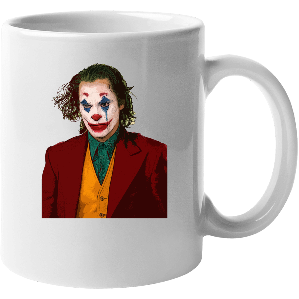 Joaquin Phoenix Joker Movie Fanboy Comic Book Villain Mug Joaquin Phoenix Joker Movie Fanboy Comic Book Villain Mug