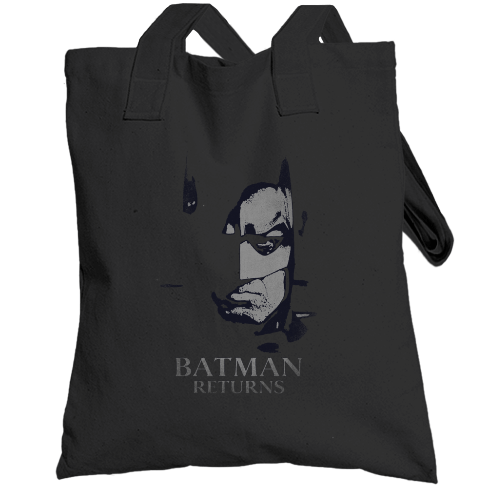 Batman Returns Michael Keaton Retro Movie Fan Totebag Batman Returns Michael Keaton Retro Movie Fan Totebag