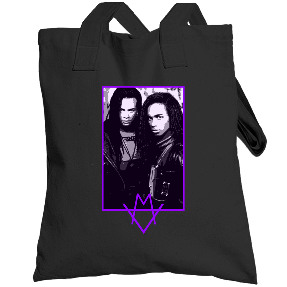 Milli Vanilli 80s Pop Retro Old School Trending Music Fan Totebag Milli Vanilli 80s Pop Retro Old School Trending Music Fan Totebag