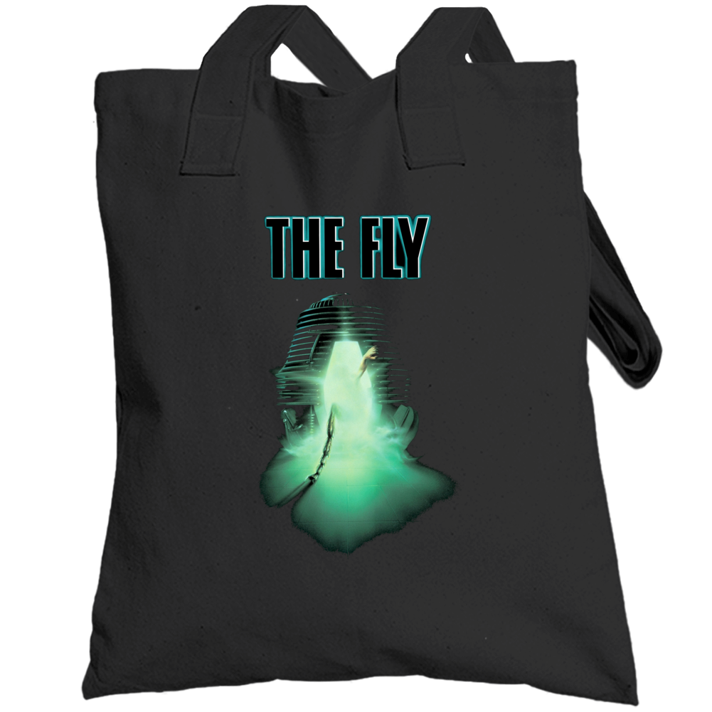 The Fly Cronenberg 80s Horror Classic Fan Totebag The Fly Cronenberg 80s Horror Classic Fan Totebag