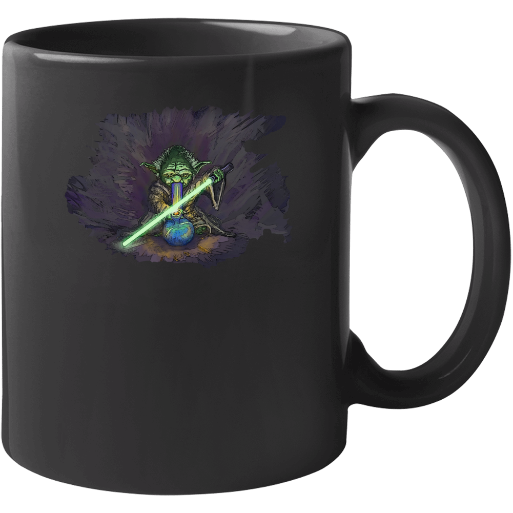 Yoda Stoned Bong Cannabis Weed Funny Star Wars Fan Mug Yoda Stoned Bong Cannabis Weed Funny Star Wars Fan Mug