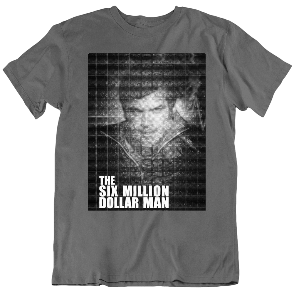 Six Million Dollar Man Lee Majors 70s Classic Tv T Shirt Six Million Dollar Man Lee Majors 70s Classic Tv T Shirt