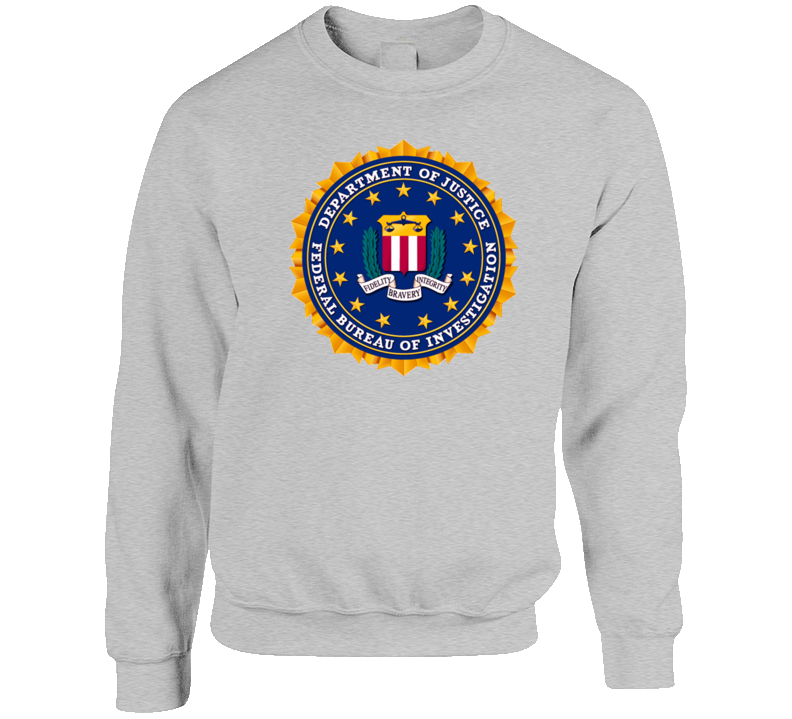 Fbi Training Police Gym Usa Crewneck Sweatshirt Fbi Training Police Gym Usa Crewneck Sweatshirt