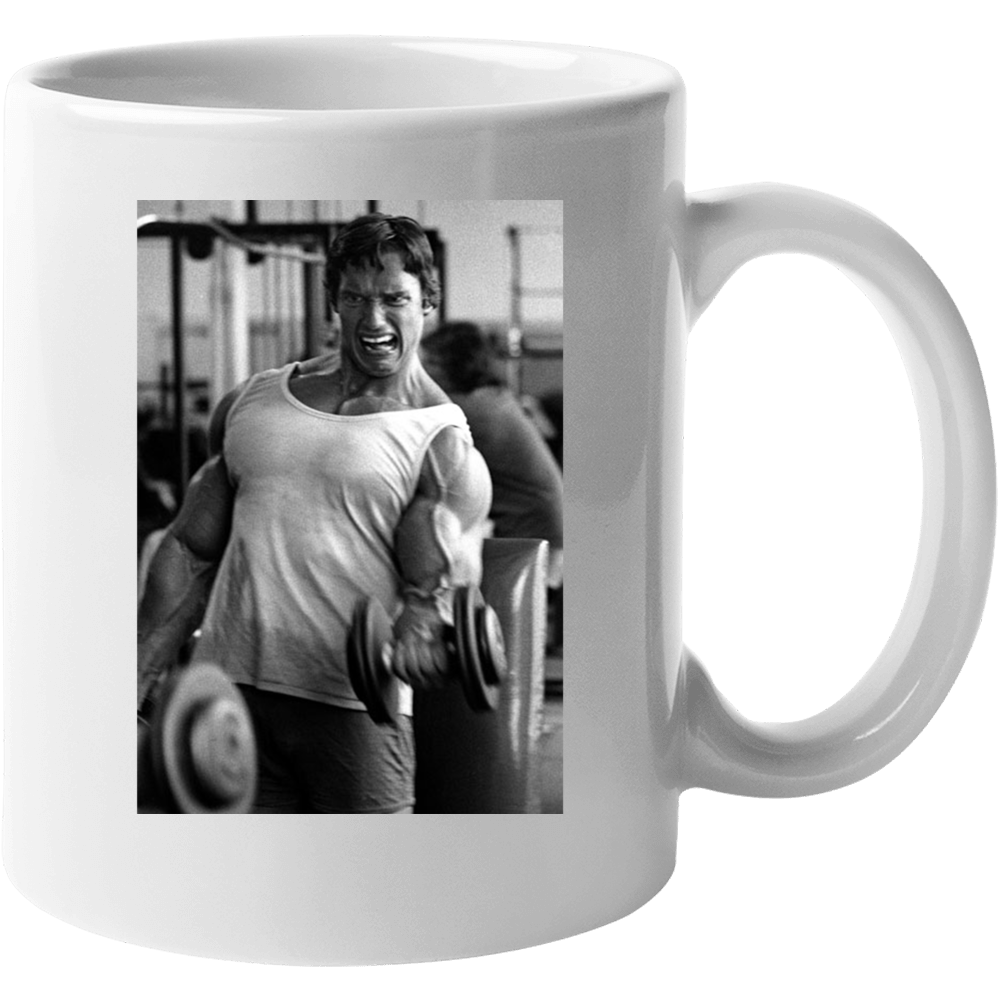 Arnold Schwarzenegger Gym Motivation Champion Legend Mug Arnold Schwarzenegger Gym Motivation Champion Legend Mug