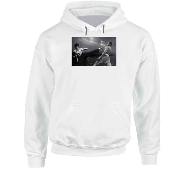 Bruce Lee Muhammad Ali Parody Fake Funny Hoodie Bruce Lee Muhammad Ali Parody Fake Funny Hoodie
