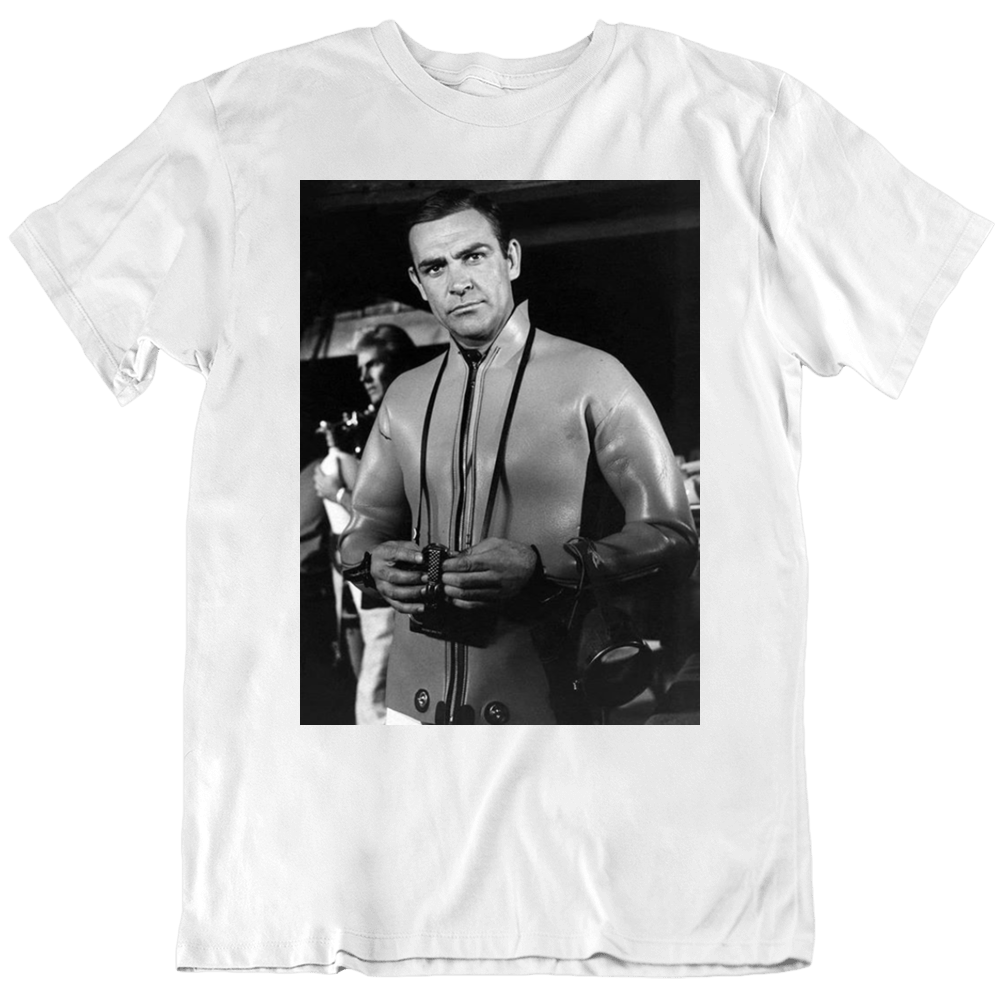 James Bond Sean Connery Movie Fan T Shirt James Bond Sean Connery Movie Fan T Shirt