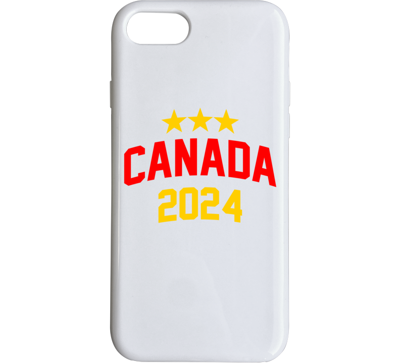 Canada 2024 Paris Gold Metal Phone Case Canada 2024 Paris Gold Metal Phone Case