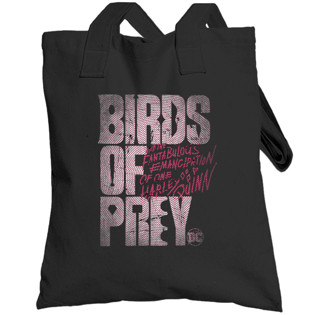 Birds Of Prey Movie Dc Harley Quinn Fan Totebag Birds Of Prey Movie Dc Harley Quinn Fan Totebag