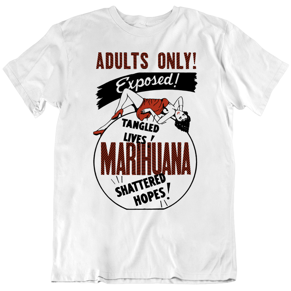 Weed Controversy Ad Vintage Funny T Shirt Weed Controversy Ad Vintage Funny T Shirt
