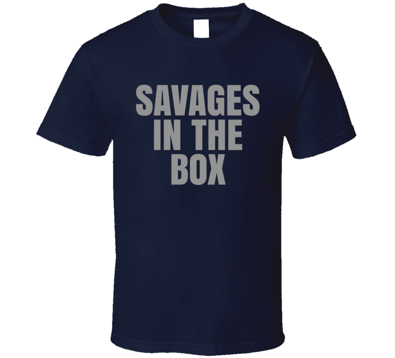 Savages In The Box New York Basesball T Shirt Savages In The Box New York Basesball T Shirt