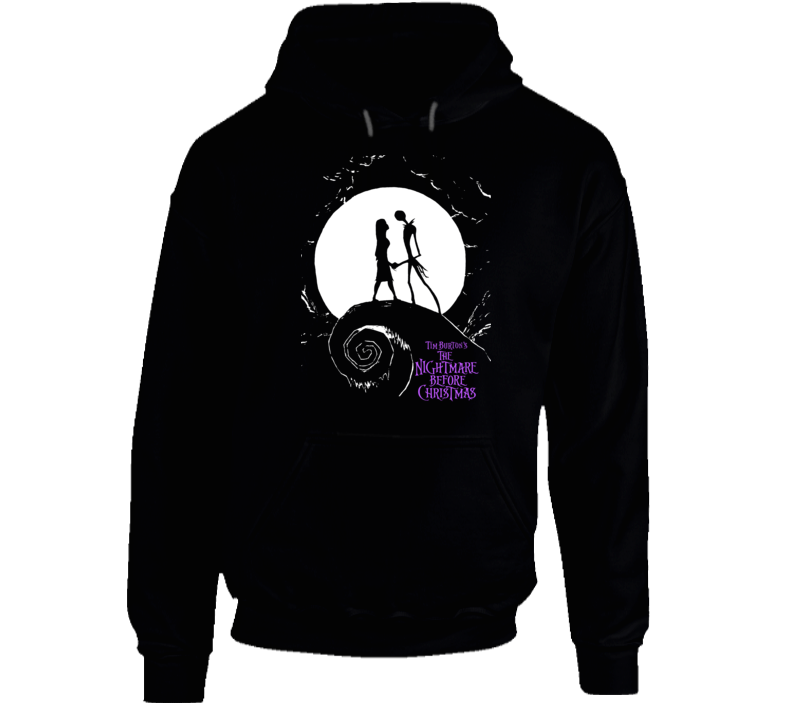 Nightmare Before Christmas Tim Burton Movie Classic Hoodie Nightmare Before Christmas Tim Burton Movie Classic Hoodie
