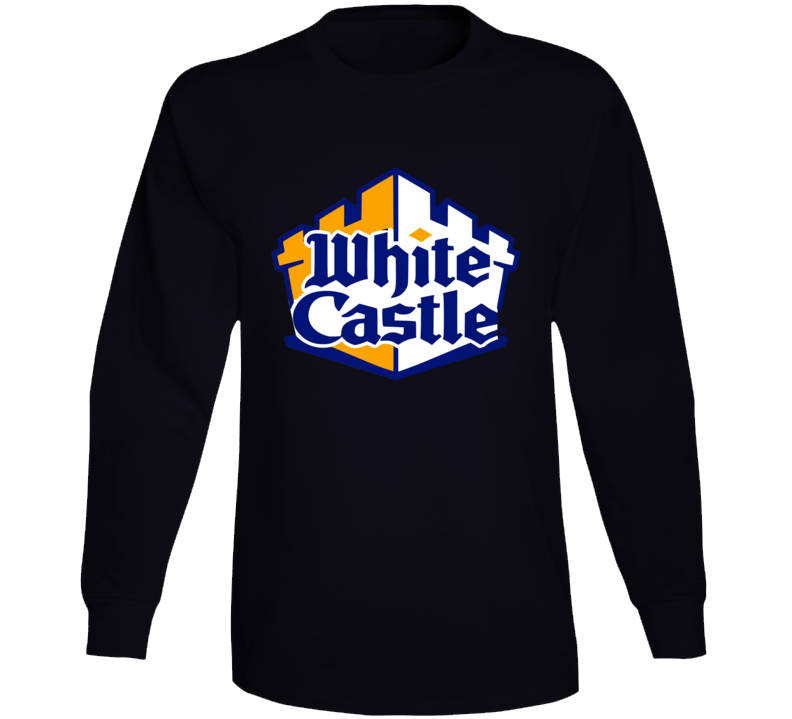 White Castle Burgers Favorite Fast Food Restaurant Fan Long Sleeve White Castle Burgers Favorite Fast Food Restaurant Fan Long Sleeve