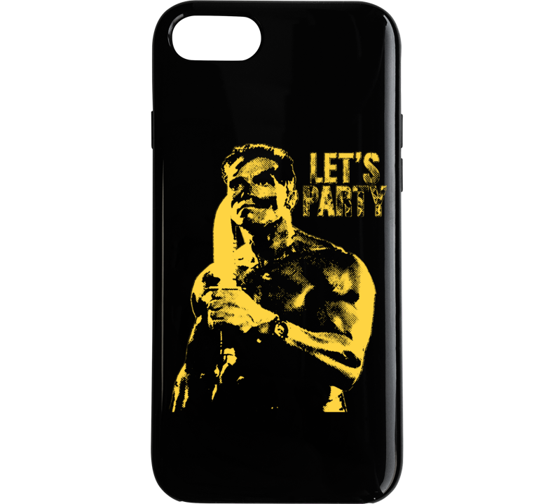 Let's Party Arnold Schwarzenegger Commando Movie 80s Fan Phone Case Let's Party Arnold Schwarzenegger Commando Movie 80s Fan Phone Case