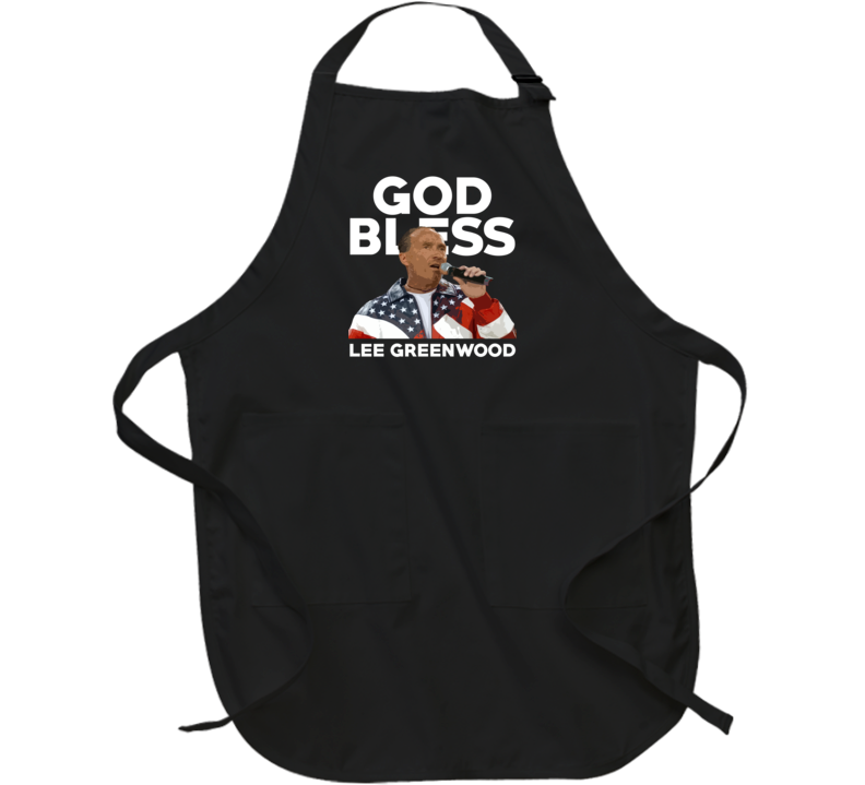 God Bless Lee Greenwood Country Music Singer Usa Legend Apron God Bless Lee Greenwood Country Music Singer Usa Legend Apron