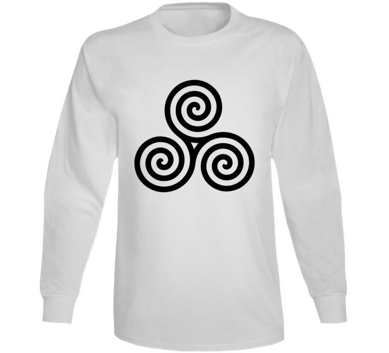 Celtic Spiral Knot Trinity Eternal Life Symbol Long Sleeve Celtic Spiral Knot Trinity Eternal Life Symbol Long Sleeve