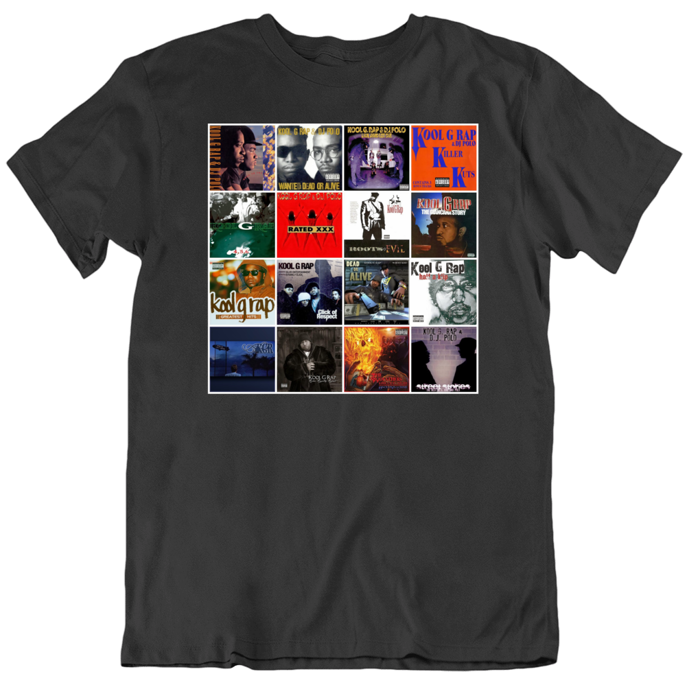 Kool G Rap Album Covers Hip Hop God King Legend T Shirt Kool G Rap Album Covers Hip Hop God King Legend T Shirt