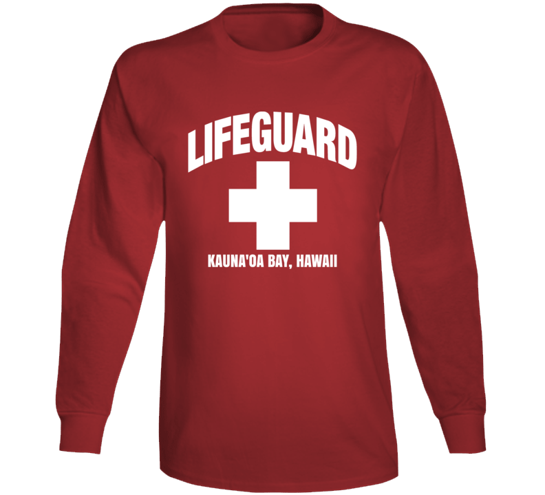 Lifeguard Kauna'oa Hawaii Beach Usa Long Sleeve Lifeguard Kauna'oa Hawaii Beach Usa Long Sleeve