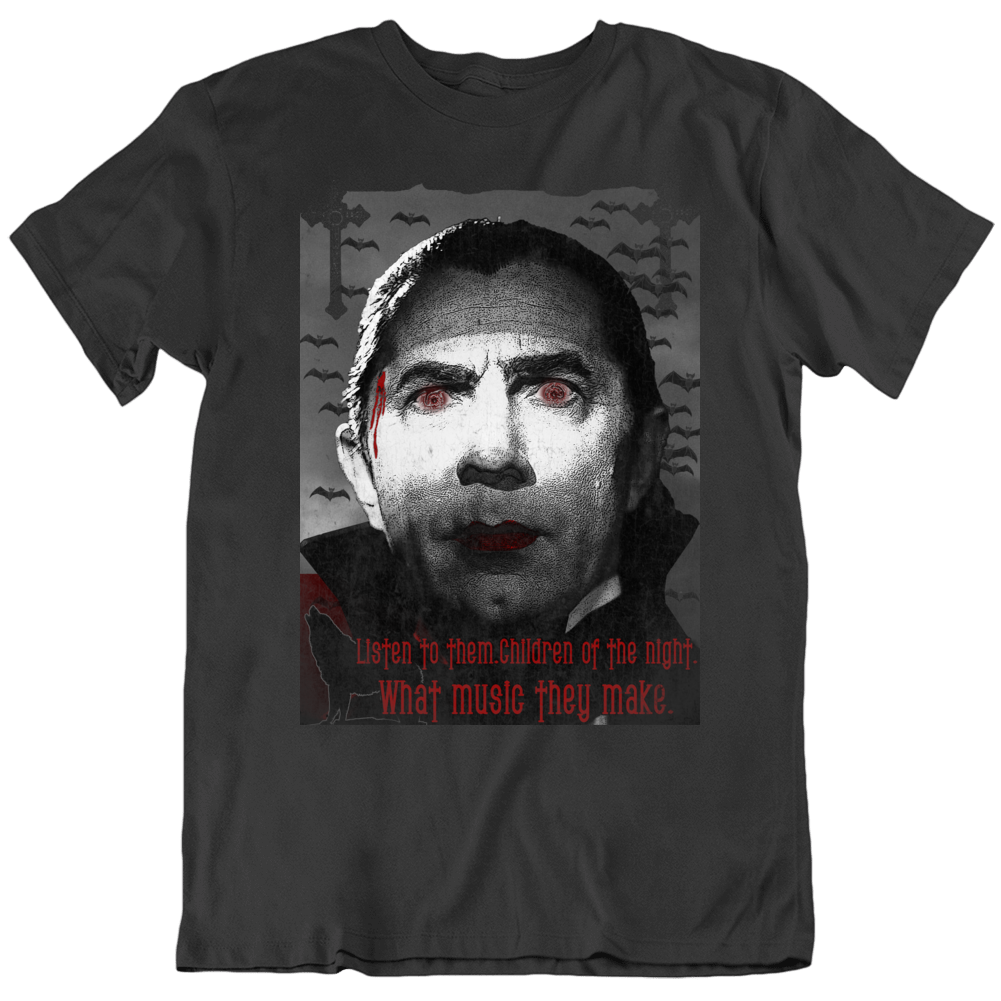 Dracula Bela Lugosi Beautiful Music Monster Fan T Shirt Dracula Bela Lugosi Beautiful Music Monster Fan T Shirt