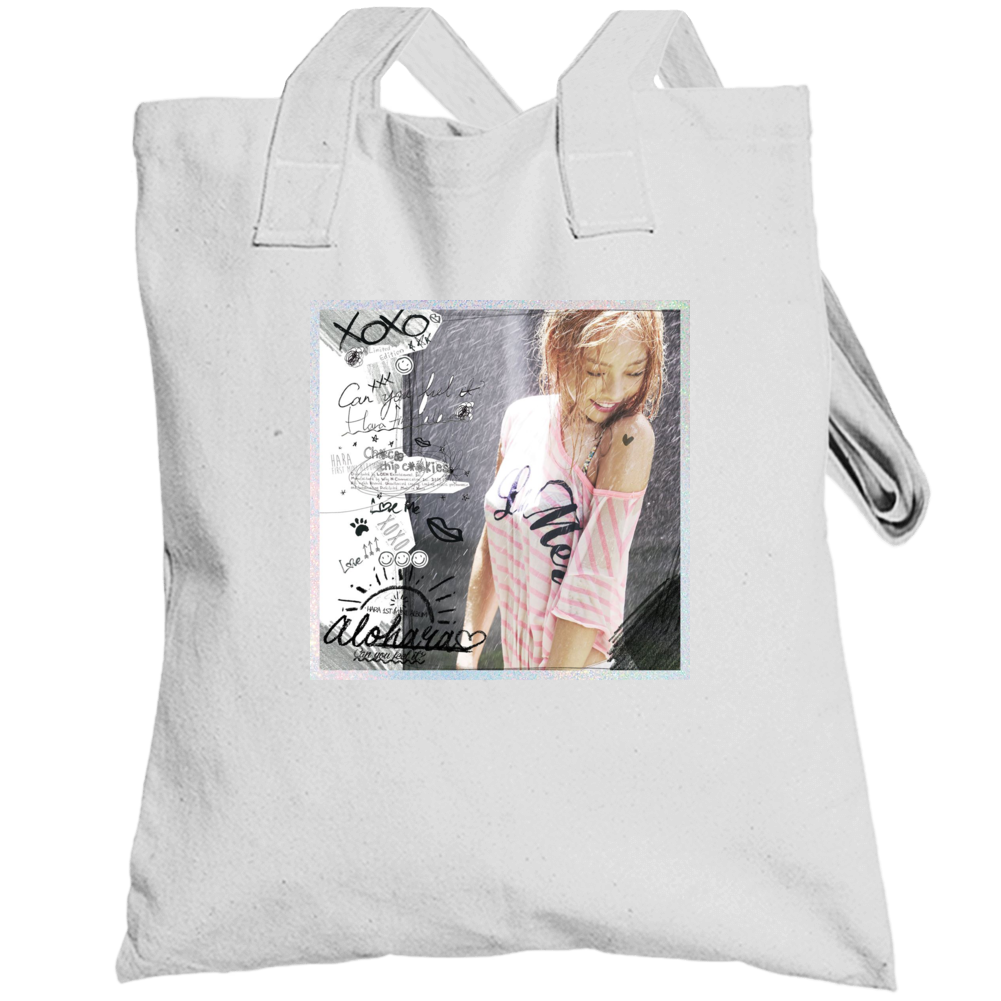 Goo Hara South Korean K Pop Music Movie Fan Totebag Goo Hara South Korean K Pop Music Movie Fan Totebag