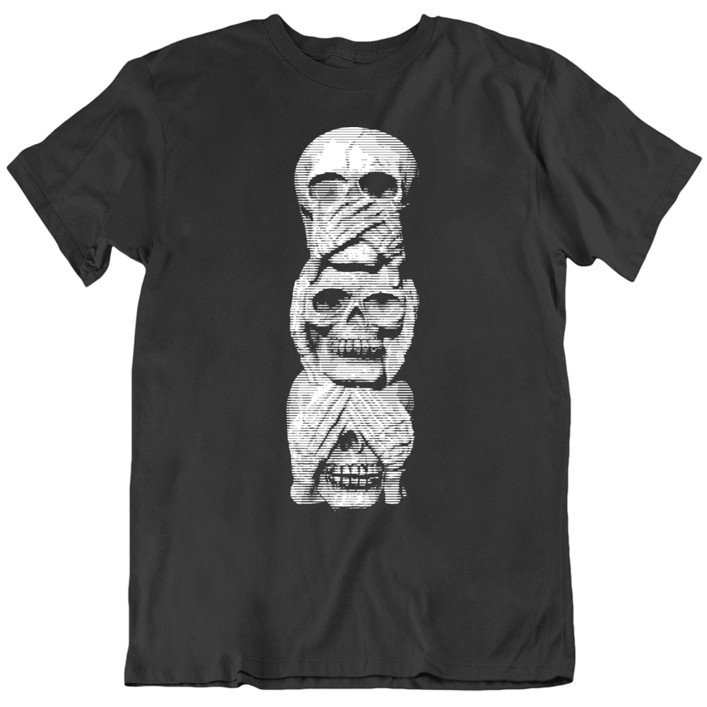 Speak No Evil Hear No Evil See No Evil Wise Skulls Parody Monkeys T Shirt Speak No Evil Hear No Evil See No Evil Wise Skulls Parody Monkeys T Shirt