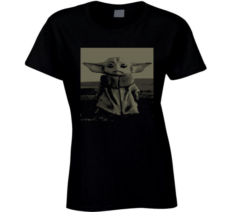 Baby Yoda Exclusive Star Wars Mandalorian Fan Ladies T Shirt Baby Yoda Exclusive Star Wars Mandalorian Fan Ladies T Shirt