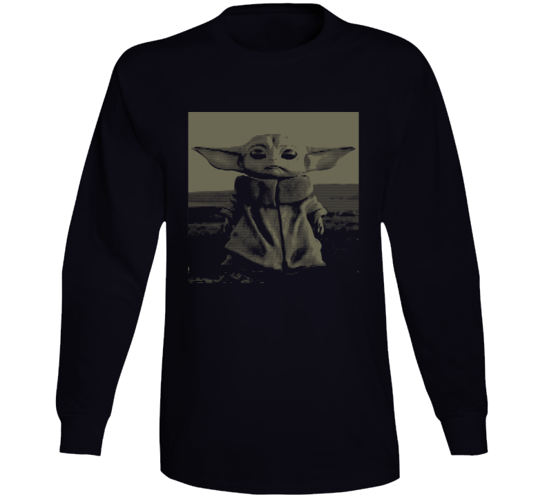 Baby Yoda Exclusive Star Wars Mandalorian Fan Long Sleeve Baby Yoda Exclusive Star Wars Mandalorian Fan Long Sleeve
