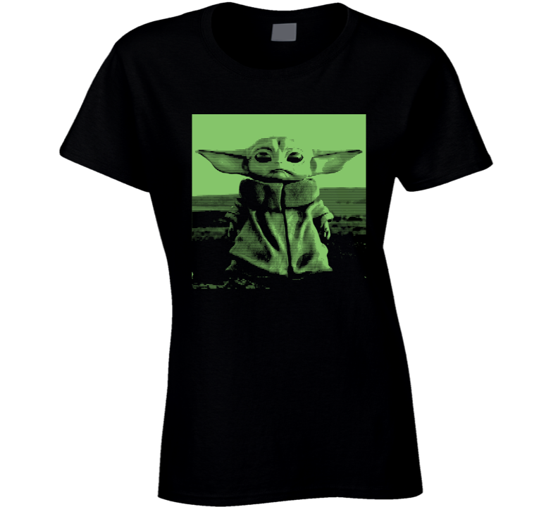 Cute Baby Yoda Exclusive Star Wars Mandalorian Fan Ladies T Shirt Cute Baby Yoda Exclusive Star Wars Mandalorian Fan Ladies T Shirt