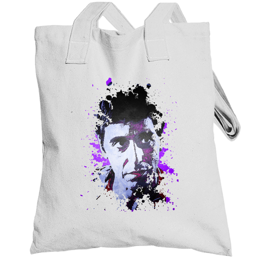 Exclusive Scarface Tony Montana Al Pacino Classic Gangster Movie Totebag Exclusive Scarface Tony Montana Al Pacino Classic Gangster Movie Totebag