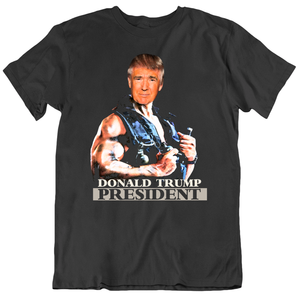 Donald Trump President Usa Republican Vote Commando Parody T Shirt Donald Trump President Usa Republican Vote Commando Parody T Shirt