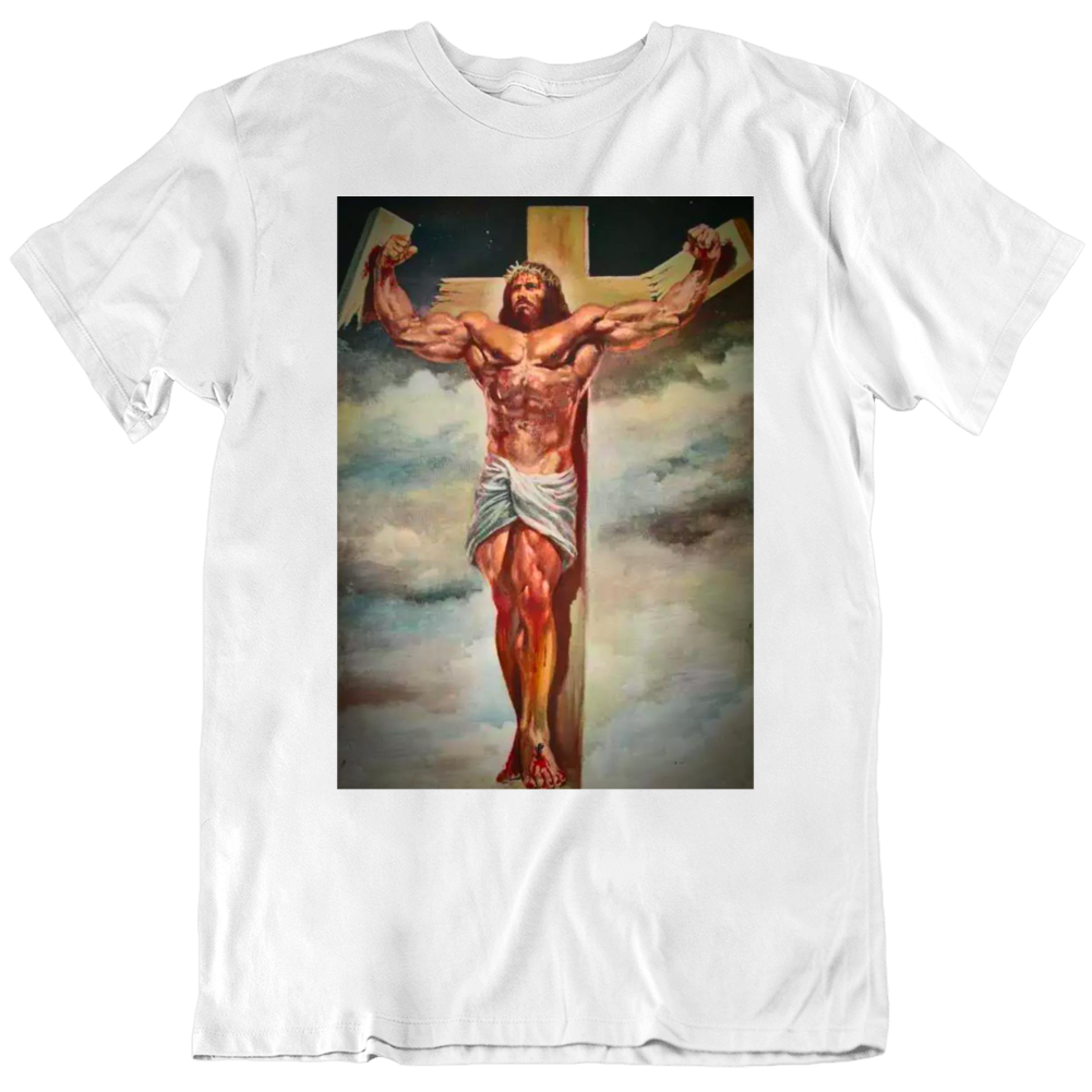 Jesus Lifts Bodybuilder God Gym Parody T Shirt Jesus Lifts Bodybuilder God Gym Parody T Shirt