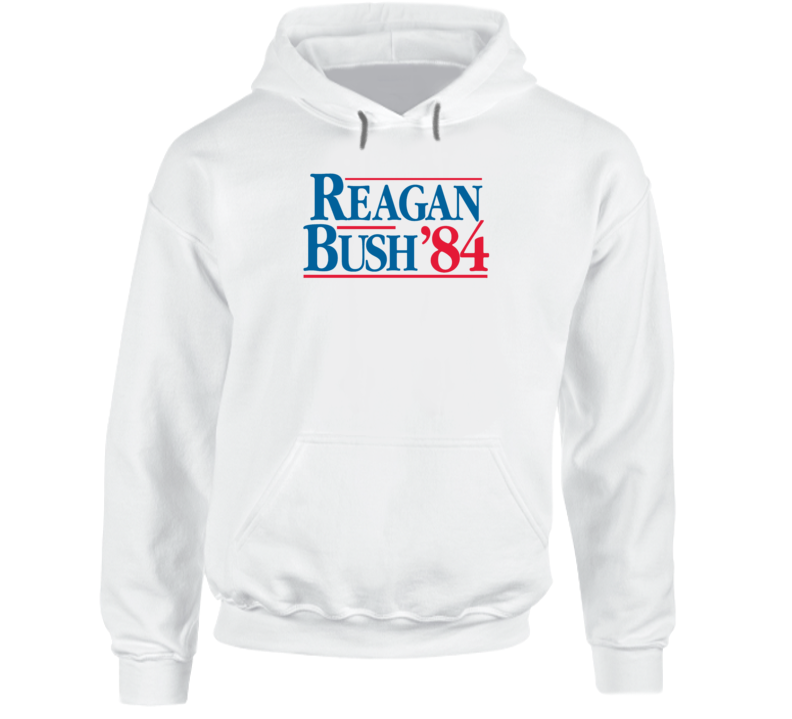 Reagan Bush 84 Usa President Election Sign Hoodie Reagan Bush 84 Usa President Election Sign Hoodie