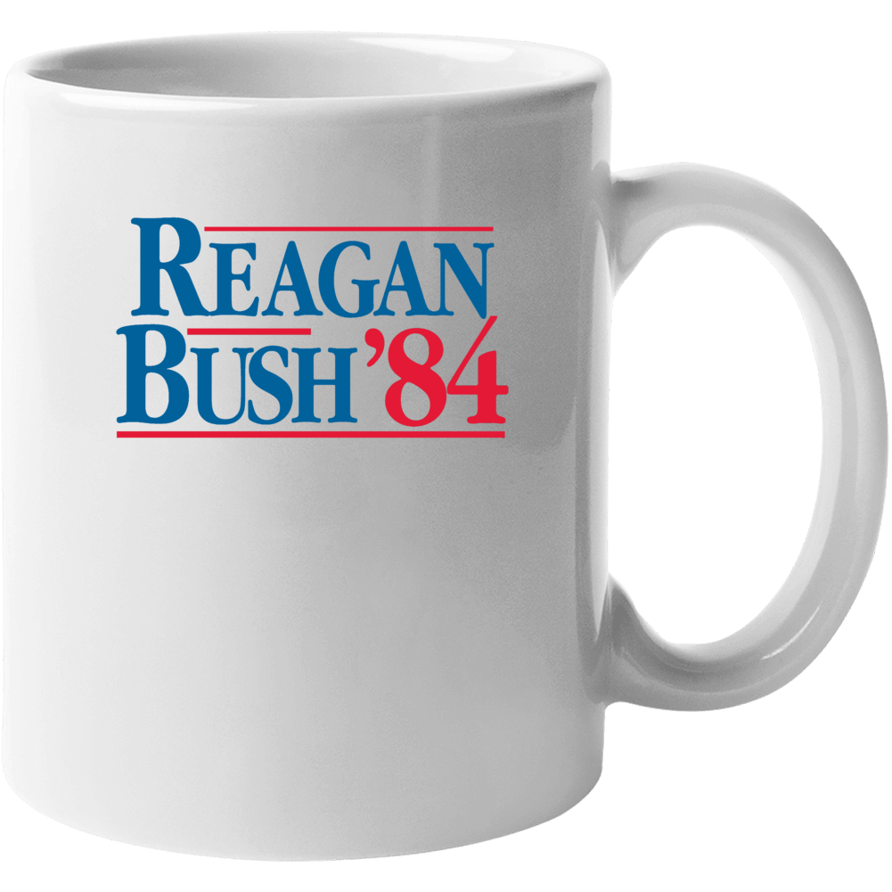 Reagan Bush 84 Usa President Election Sign Mug Reagan Bush 84 Usa President Election Sign Mug
